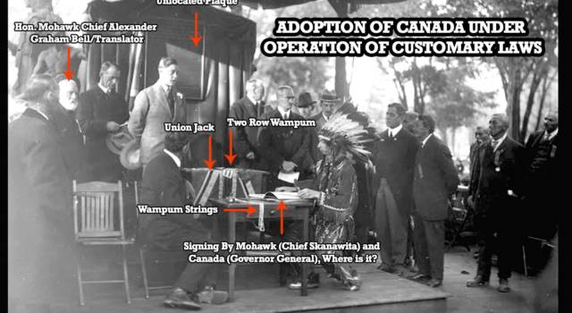 Adoption of Canada under operation of Customary Laws